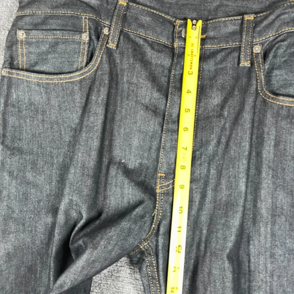 Levis 502 Jeans Dark Wash Tapered 100% Cotton Casual Mens Sze 38x32 #3085